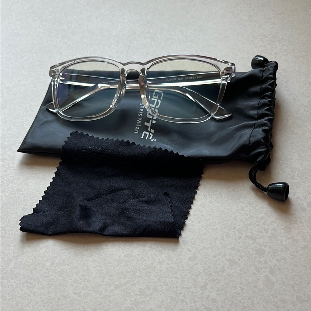 Gaoye Clear Frame Blue Light Glasses
